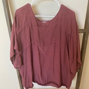 Mauve shirt